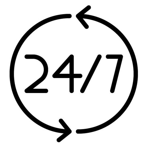 24/7 Access Icon
