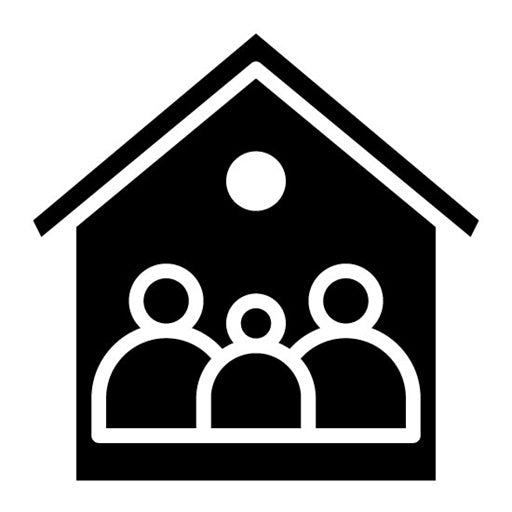 Coliving Space Glyph Icon
