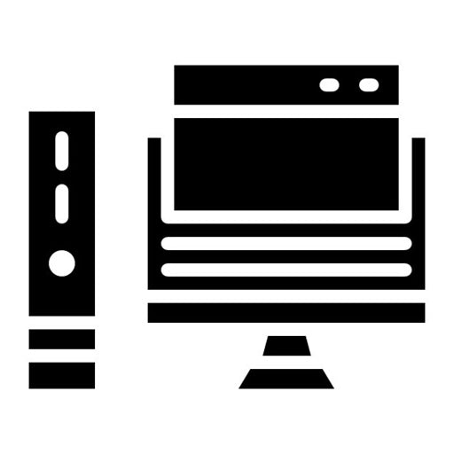 Windows Computer Glyph Icon