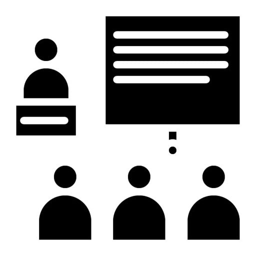 Workshop Glyph Icon | Coworking Space