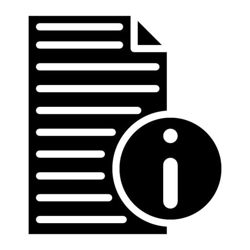 Information Glyph Icon | Compliance And Regulation