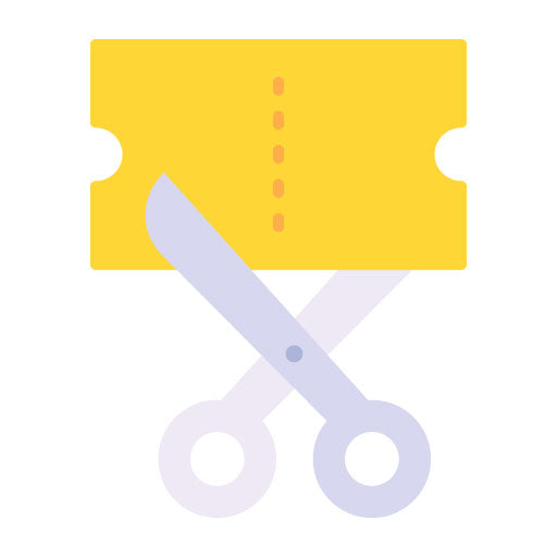 Cutting Clothes Flat Icon