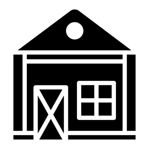 Barn Glyph Icon