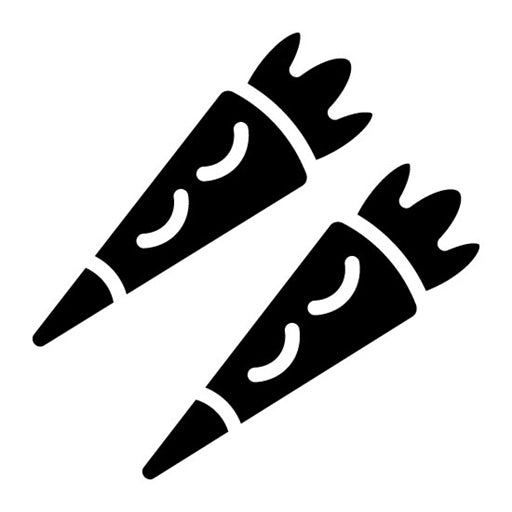 Carrots Glyph Icon