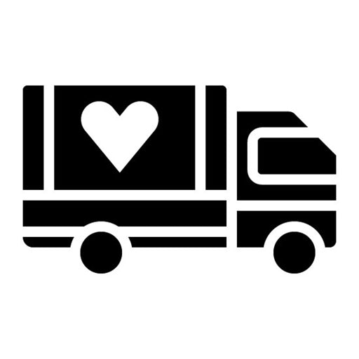 Delivery Truck Glyph Icon