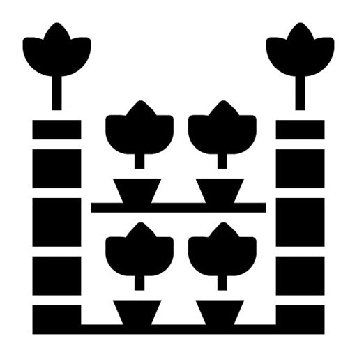 Farming vertical Glyph Icon