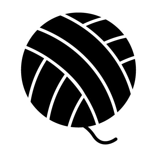 Wool Ball Glyph Icon