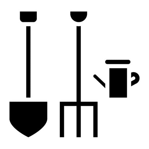 Garden Tools Glyph Icon