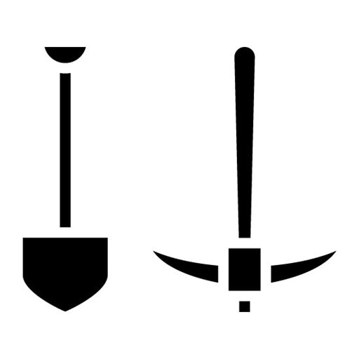 Hoe Glyph Icon