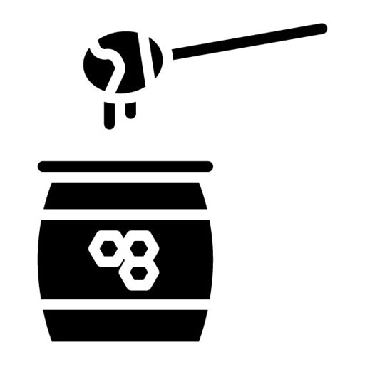 Honey Glyph Icon