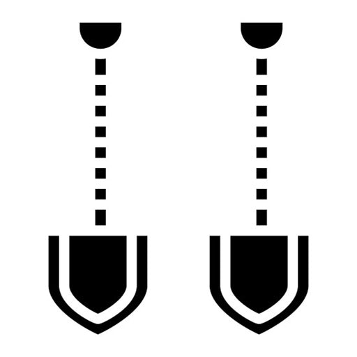 Shovel Glyph Icon | Agriculture