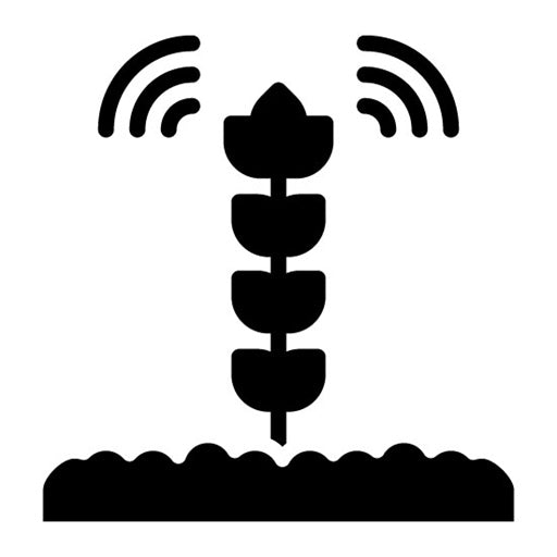 Smart Farming Glyph Icon