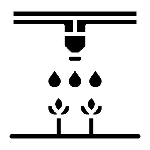 Sprinkler Glyph Icon