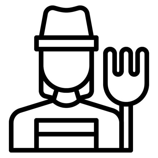 Woman Farmer Icon
