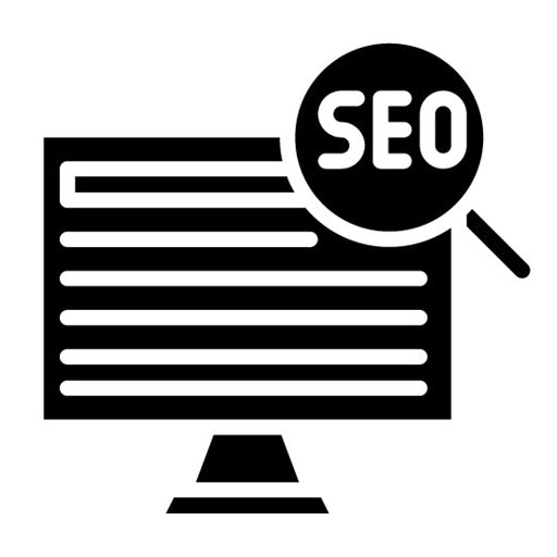 SEO Glyph Icon | Video Blog