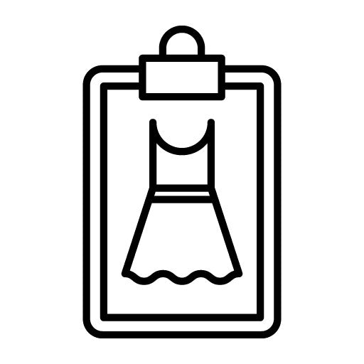 Dress Sketch Icon