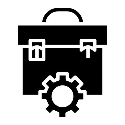 Briefcase Settings Glyph Icon