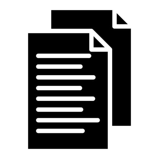 Documents Glyph Icon | Documents And Files