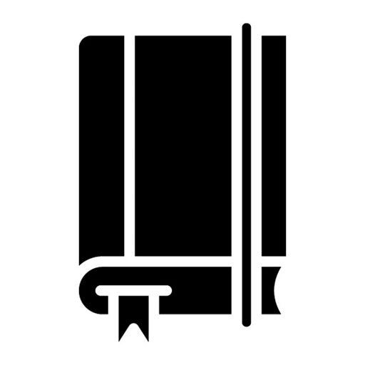 Moleskine Glyph Icon