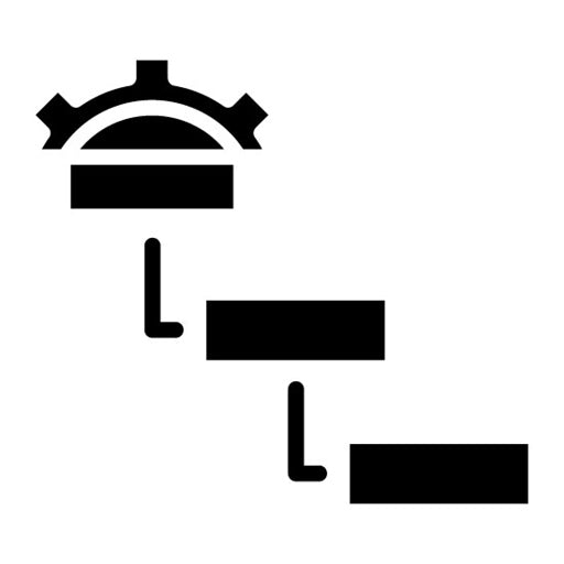 Workflow Cycle Glyph Icon