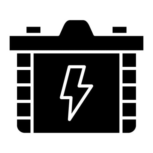 Accumulator Glyph Icon | Renewable Energy