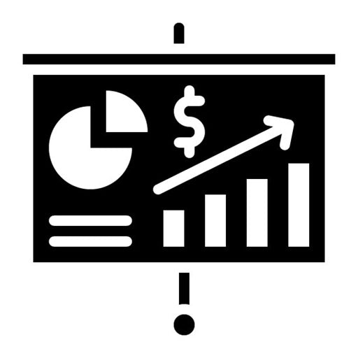 Business Plan Glyph Icon | Credit And Loan