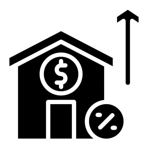 Loan to Value Glyph Icon