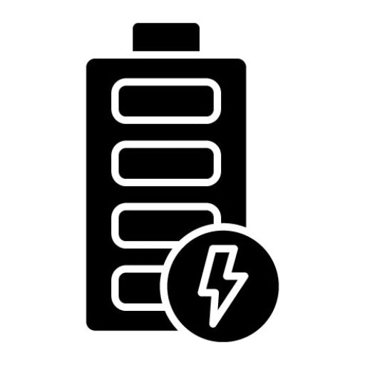 Battery Glyph Icon | Renewable Energy