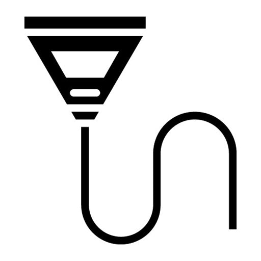Beer Bong Glyph Icon