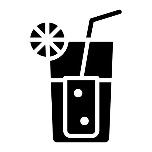 Lemon Juice Glyph Icon