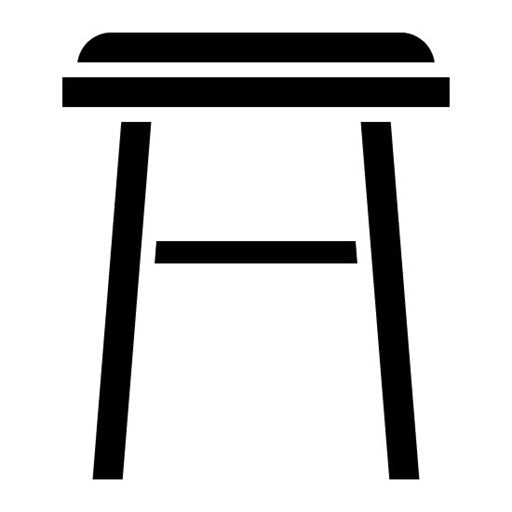 Stool Glyph Icon