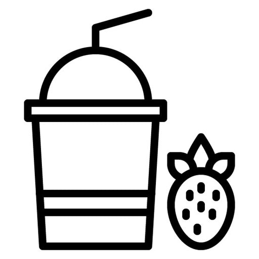Strawberry Milkshake Icon