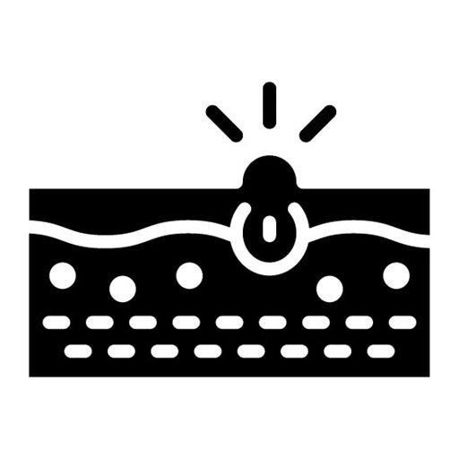 Blackhead Glyph Icon
