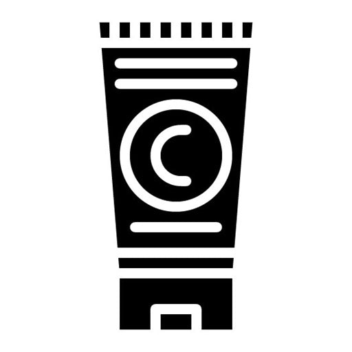 Conditioner Glyph Icon | Cosmetology