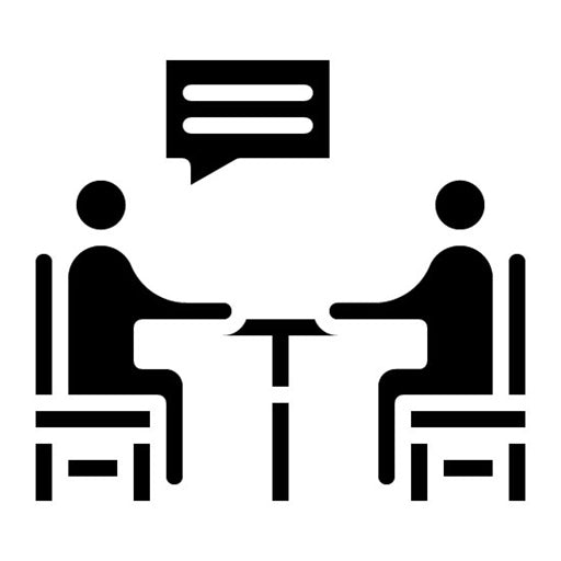 Consultation Glyph Icon