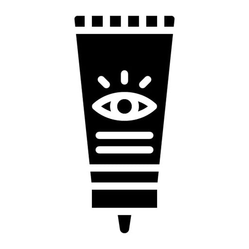 Eye Cream Glyph Icon | Cosmetology