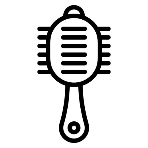 Baby hairbrush Icon