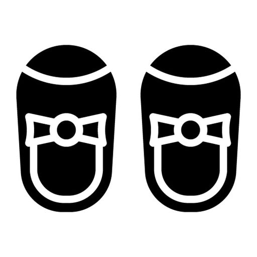 Baby shoes Glyph Icon | Maternity