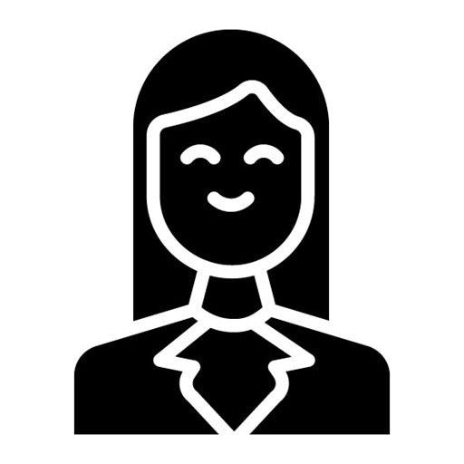 Assistant Woman Glyph Icon