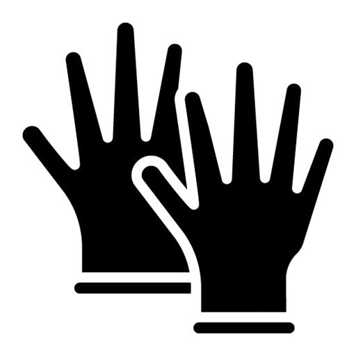 Gloves Glyph Icon | Crime Investigation