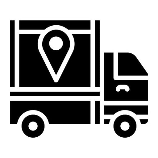 GPS Tracking Glyph Icon
