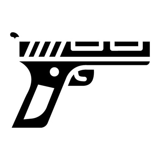 Gun Glyph Icon | Crime Investigation