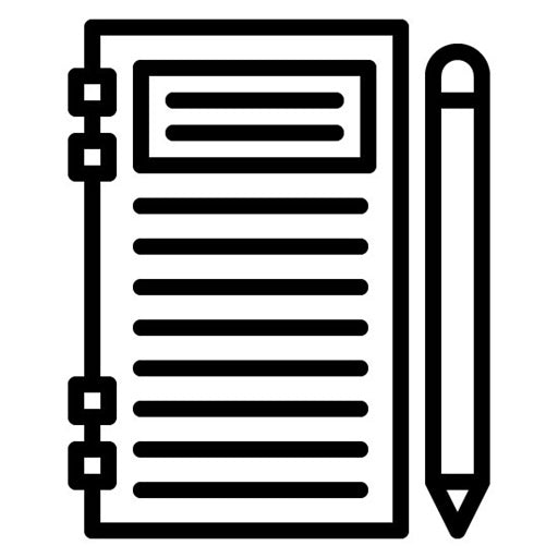 Notebook Icon | Crime Investigation