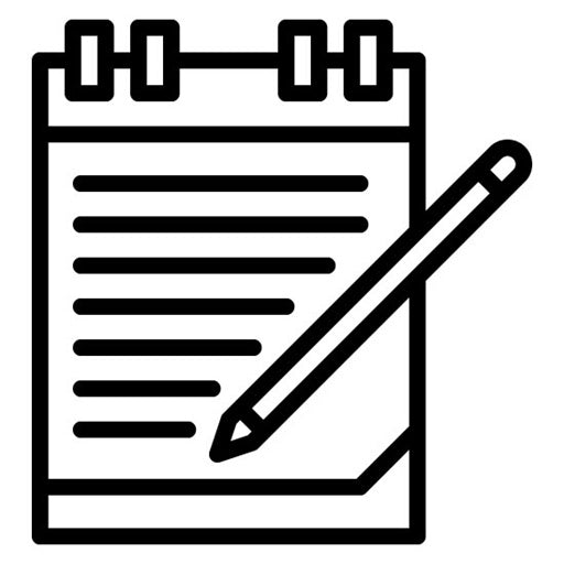 Notepad Icon | Crime Investigation
