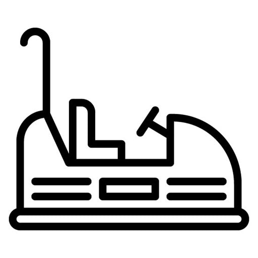 Electric Bumper Car Icon