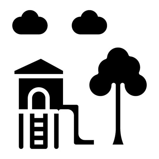 Playground Glyph Icon | Water Park