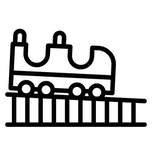 Roller Coaster Car Icon