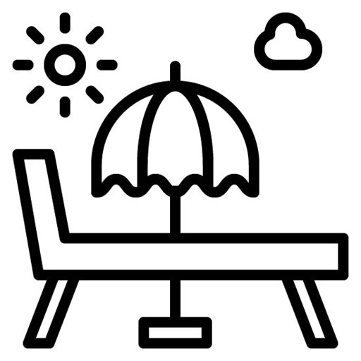 Sunbed Icon | Water Park