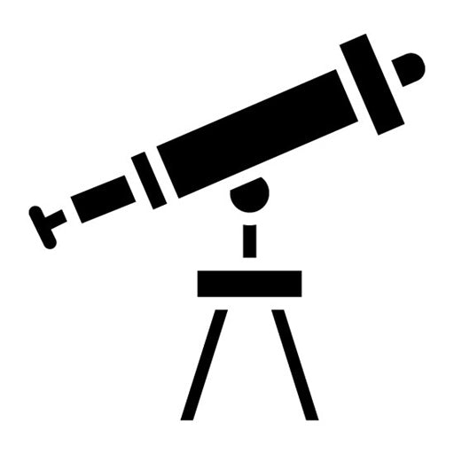 Telescope Glyph Icon | Water Park