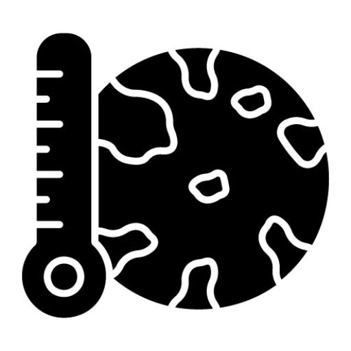 Global Warming Glyph Icon | Renewable Energy